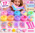 Mini Butter Slime Gift Set | 17-Piece Colourful Sensory Kit