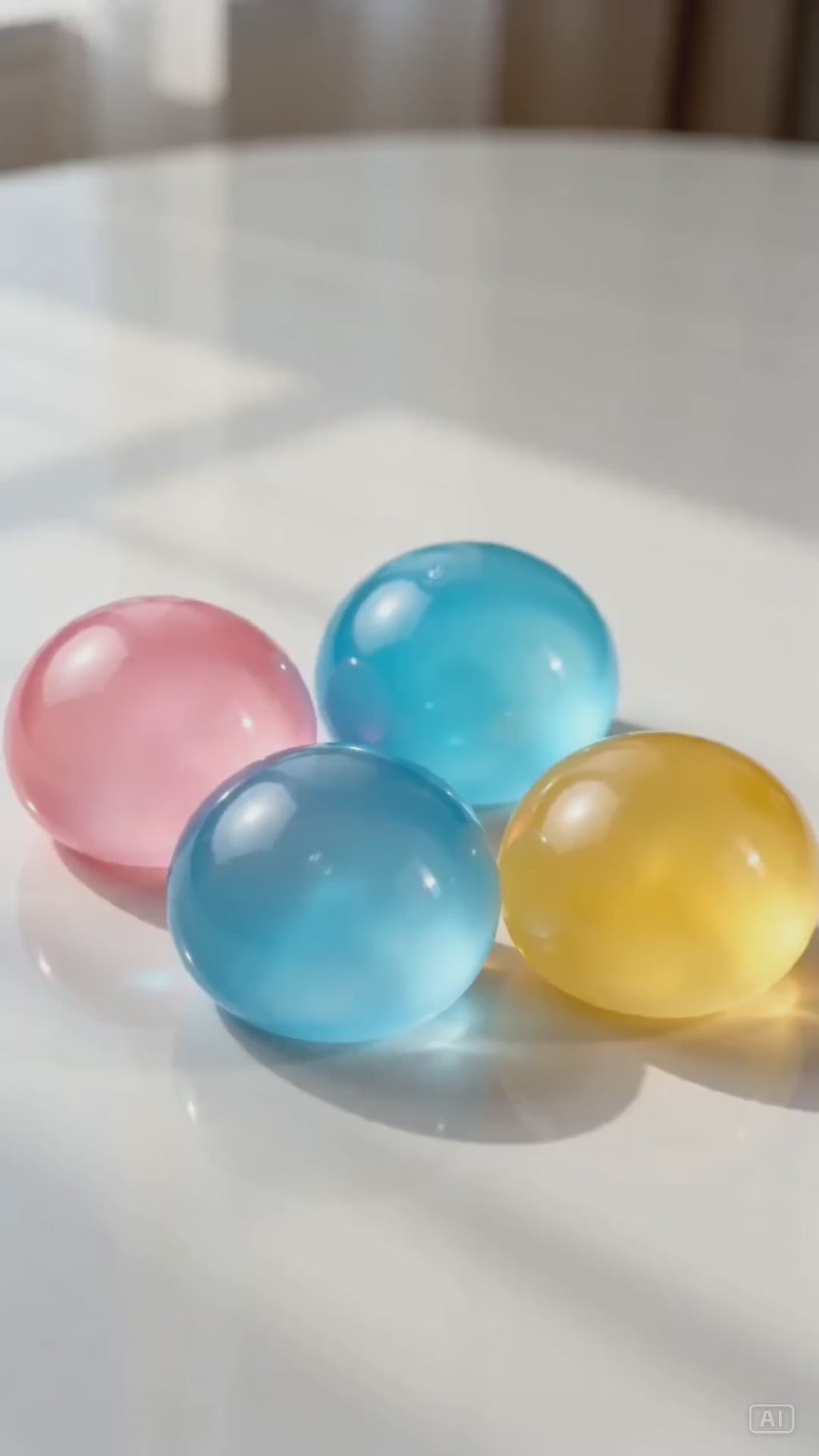 Slow-Rebound Squishy Stress Balls – Assorted 3-Pack